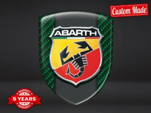 Fiat Abarth Décalcos Bombés Perso Style Look Haut de Gamme